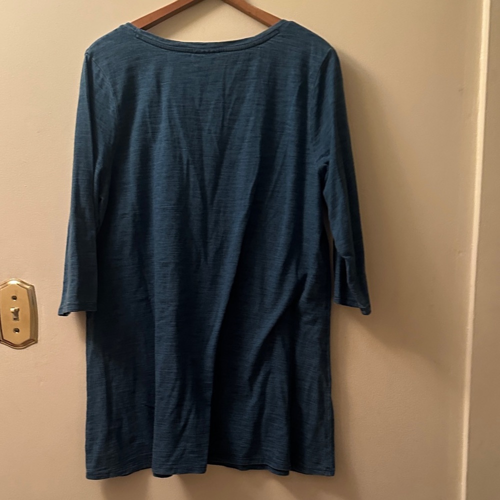J. Jill Blue Petite Top - Picture 3 of 3